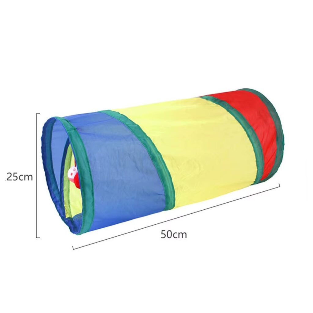 Short rainbow cat tunnel, 50 cm